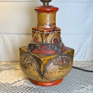 Vintage Arts & Crafts Patterson Studios Art Pottery Lamp 1920-30's